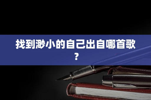 找到渺小的自己出自哪首歌？