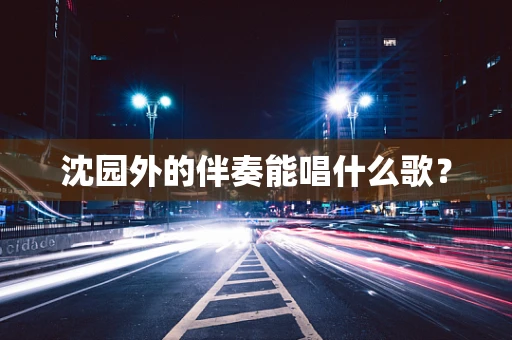沈园外的伴奏能唱什么歌？