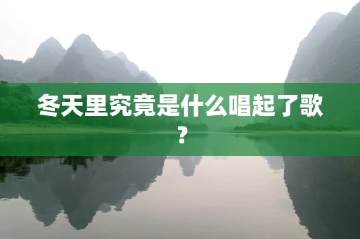 冬天里究竟是什么唱起了歌？
