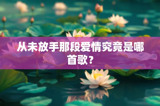 从未放手那段爱情究竟是哪首歌？