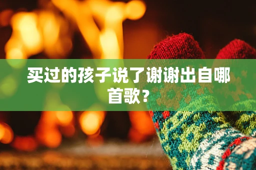 买过的孩子说了谢谢出自哪首歌？