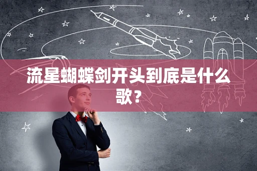 流星蝴蝶剑开头到底是什么歌？