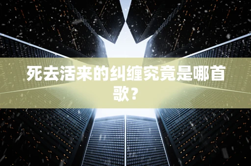 死去活来的纠缠究竟是哪首歌？