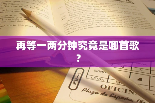 再等一两分钟究竟是哪首歌？