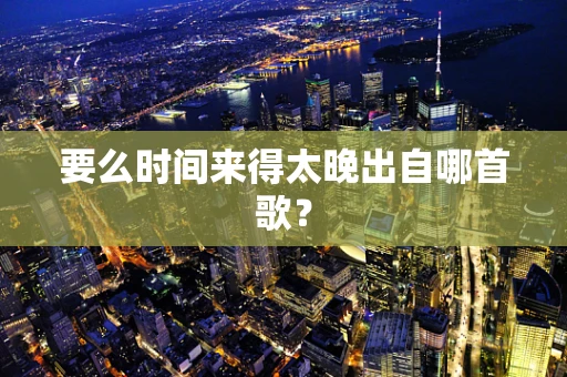 要么时间来得太晚出自哪首歌？