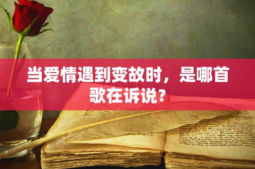 当爱情遇到变故时，是哪首歌在诉说？