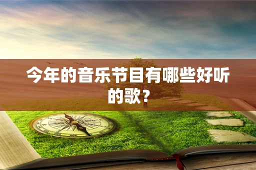 今年的音乐节目有哪些好听的歌？