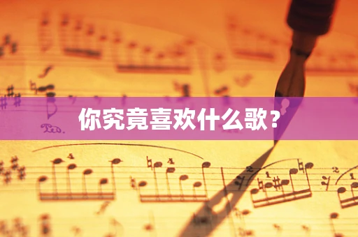 你究竟喜欢什么歌？