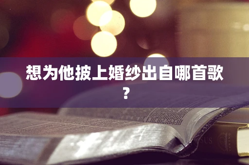 想为他披上婚纱出自哪首歌？