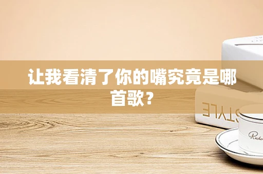 让我看清了你的嘴究竟是哪首歌？