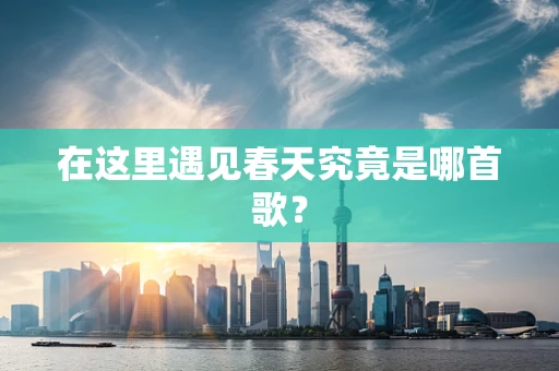 在这里遇见春天究竟是哪首歌？