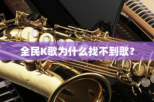 全民K歌为什么找不到歌？