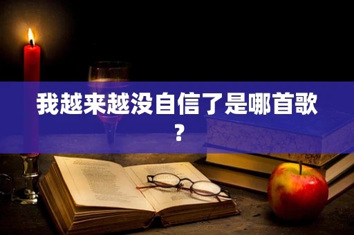 我越来越没自信了是哪首歌？