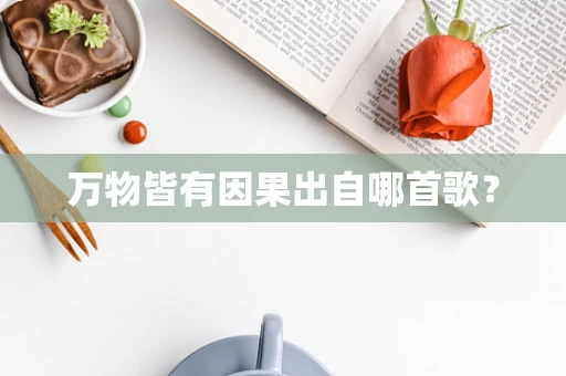 万物皆有因果出自哪首歌？