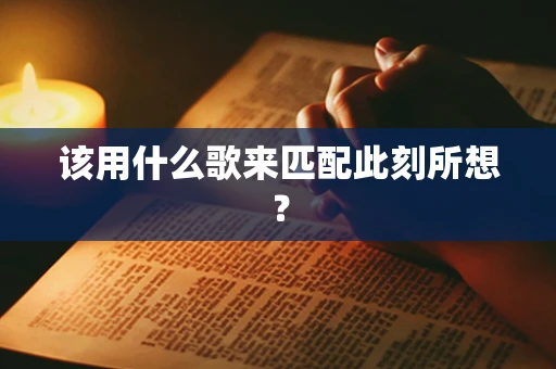 该用什么歌来匹配此刻所想？