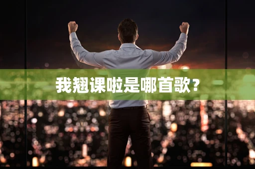 我翘课啦是哪首歌？
