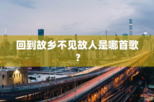 回到故乡不见故人是哪首歌？