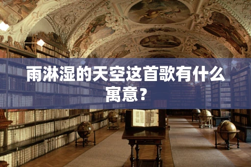 雨淋湿的天空这首歌有什么寓意？