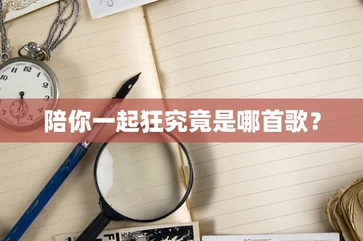 陪你一起狂究竟是哪首歌？