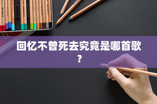 回忆不曾死去究竟是哪首歌？