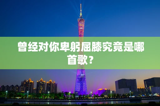 曾经对你卑躬屈膝究竟是哪首歌？